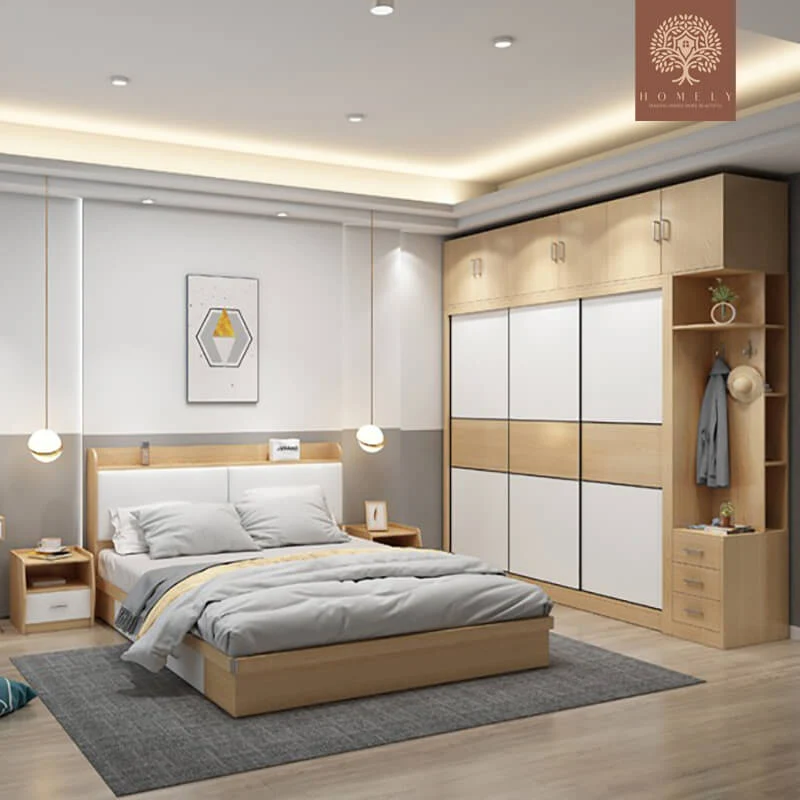Meuble de rangement 1 porte 2 tiroirs 1 niche